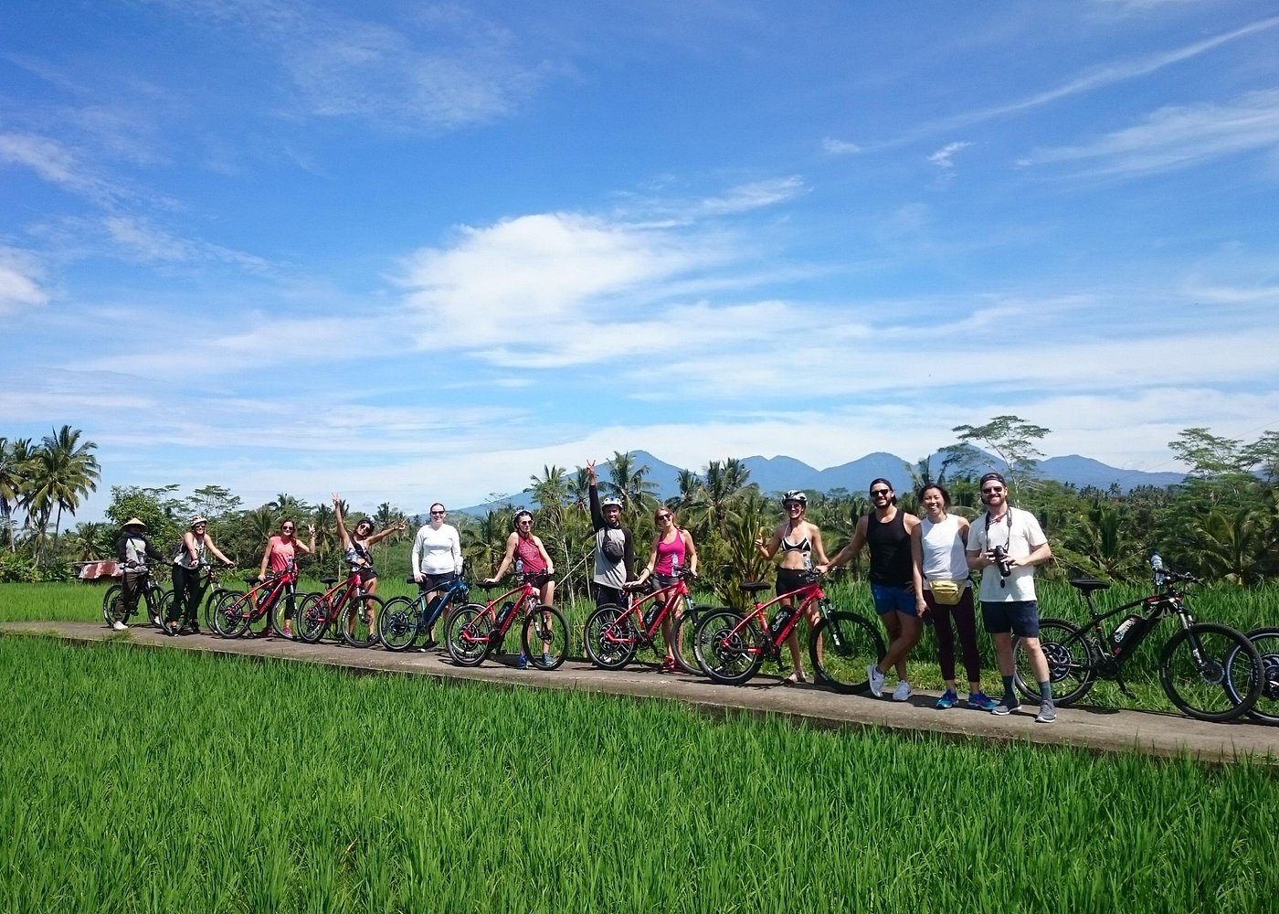 Electric Cycling Tour of Ubud with Free Hotel Transfer and Lunch