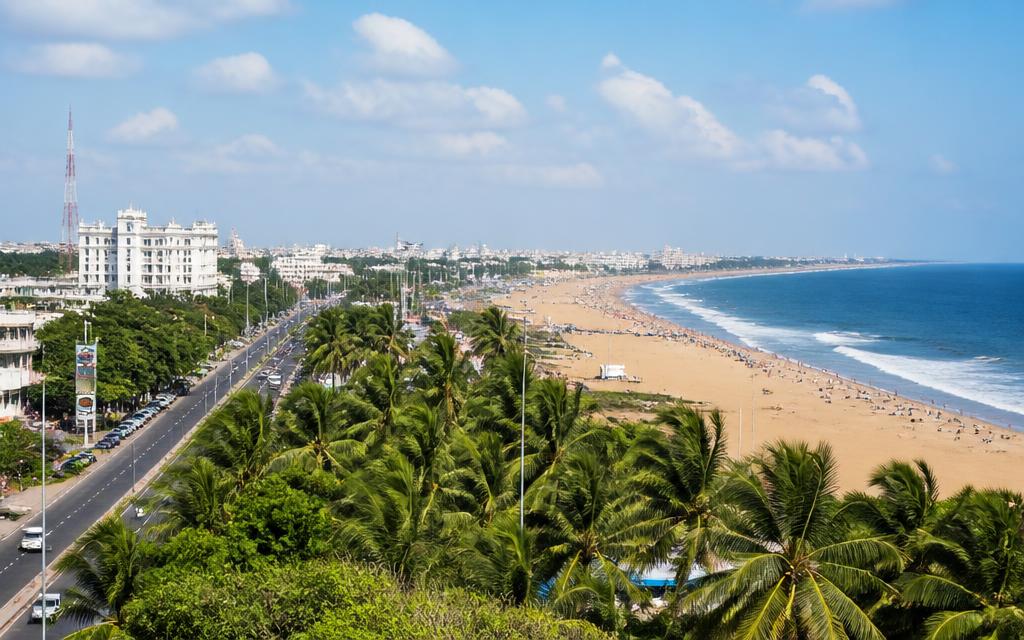 Chennai skyline