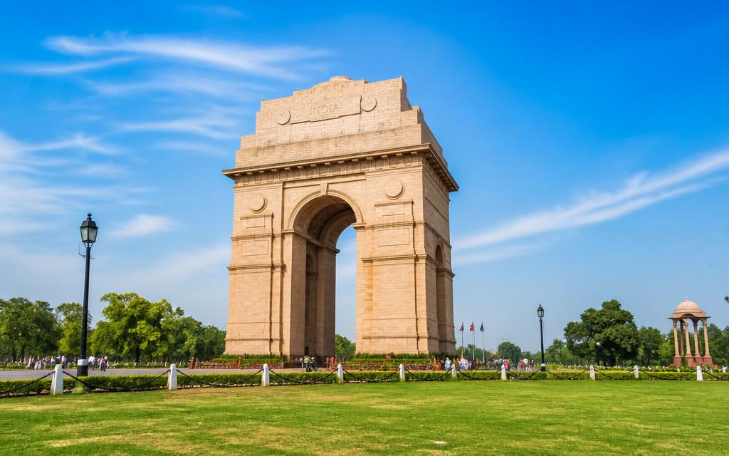 Delhi skyline