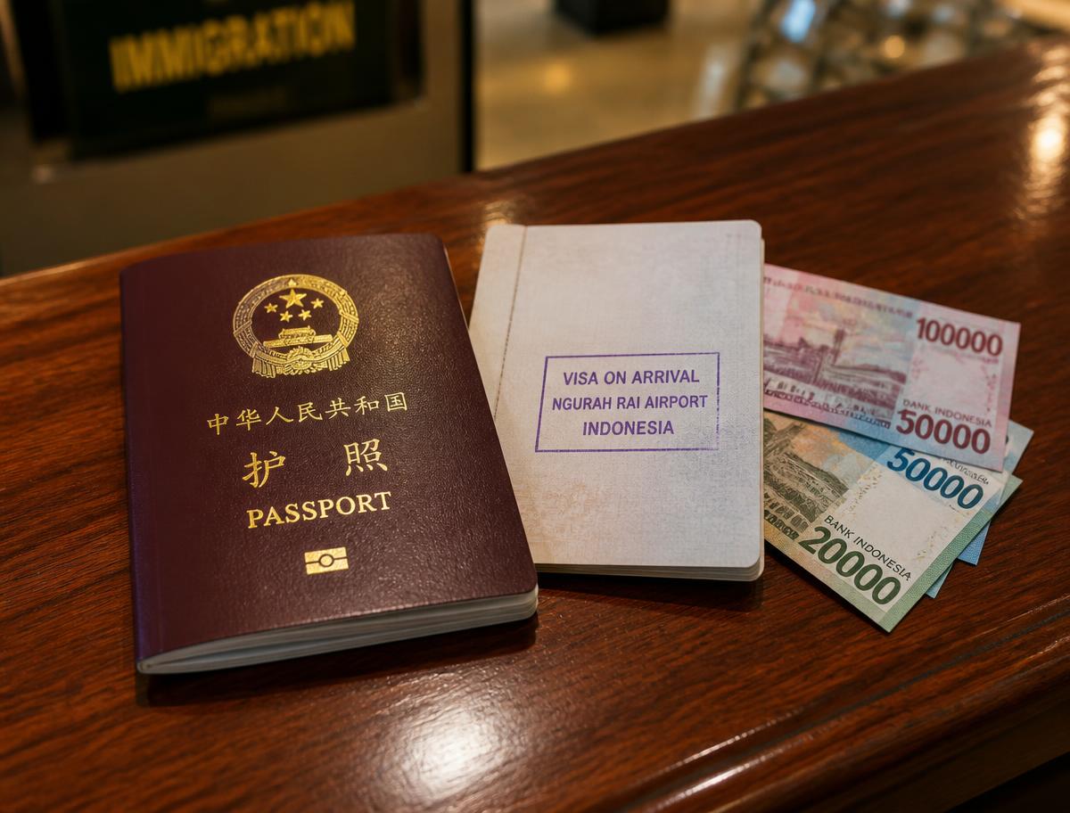 Chinese passport – Bali visa information
